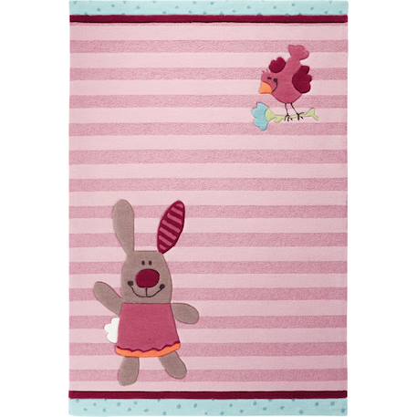 Tapis enfant fait main  happysty Rose 2 - vertbaudet enfant 