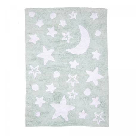 Tapis enfant  en coton bio night Vert 2 - vertbaudet enfant 