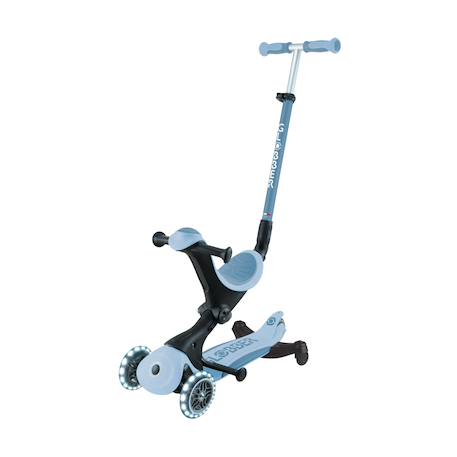 Trottinette évolutive go-up deluxe lights 360 essential Bleu ciel+Rose berry+Vert pistache 3 - vertbaudet enfant 