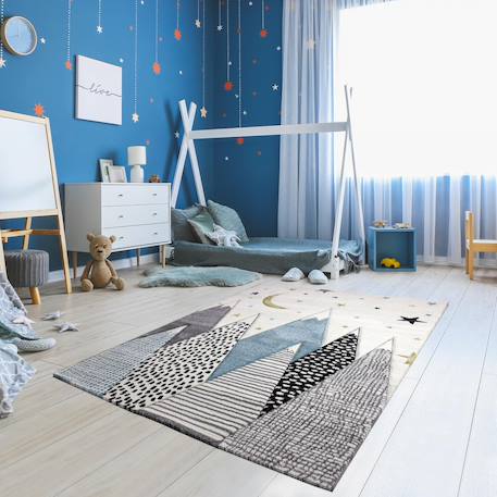 Tapis enfant tissé snowsky Crème 1 - vertbaudet enfant 