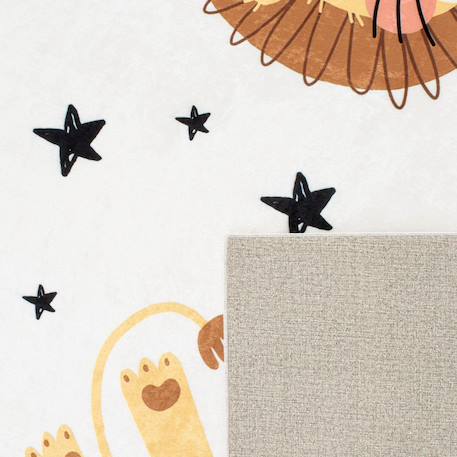 Tapis enfant tissé motif animaux celesta 2 Beige 3 - vertbaudet enfant 