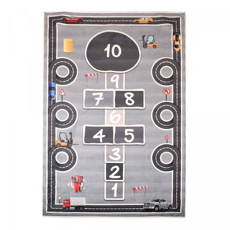 Tapis enfant marel très doux Gris 2 - vertbaudet enfant 