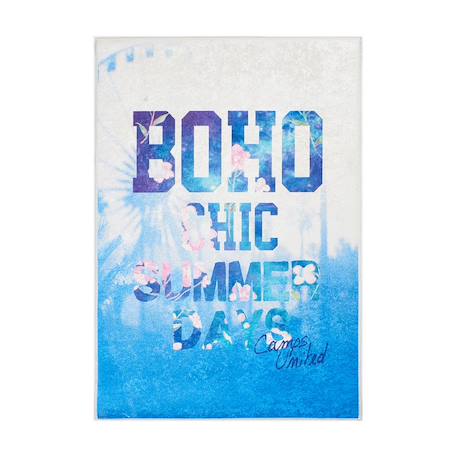 Tapis enfant tissé boho Bleu 2 - vertbaudet enfant 
