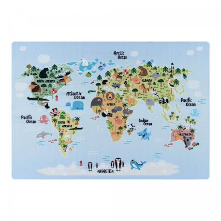 Tapis enfant  playmap Bleu 2 - vertbaudet enfant 