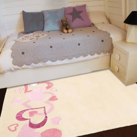 Tapis enfant fait main carpetlove Rose 5 - vertbaudet enfant 