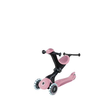 Trottinette évolutive go-up deluxe lights 360 essential Bleu ciel+Rose berry+Vert pistache 10 - vertbaudet enfant 