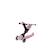 Trottinette évolutive go-up deluxe lights 360 essential Bleu ciel+Rose berry+Vert pistache 10 - vertbaudet enfant 