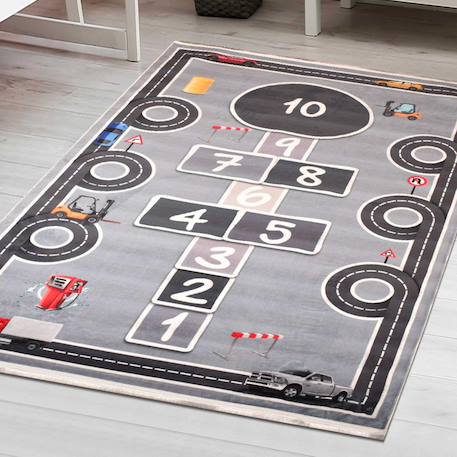Tapis enfant marel très doux Gris 1 - vertbaudet enfant 