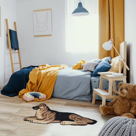 Tapis enfant  en laine motif animaux dog Beige 4 - vertbaudet enfant 