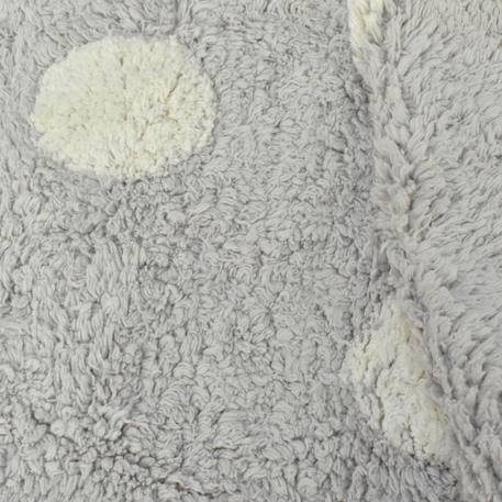 Tapis enfant fait main en coton coronda Blanc+Gris 12 - vertbaudet enfant 