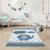 Tapis enfant tissé motif animaux kid rain Bleu 1 - vertbaudet enfant 