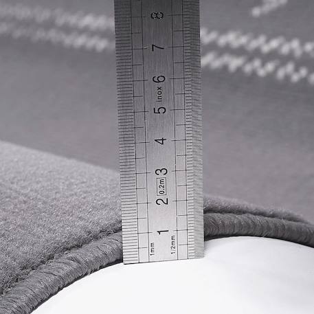 Tapis enfant tissé lyn1 1st start Gris+Rouge 3 - vertbaudet enfant 