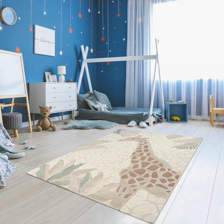 Tapis enfant girafe Crème 5 - vertbaudet enfant 