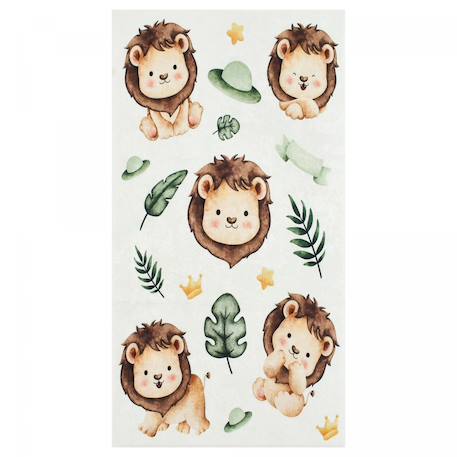 Tapis enfant tissé motif animaux celesta 1 Beige 2 - vertbaudet enfant 