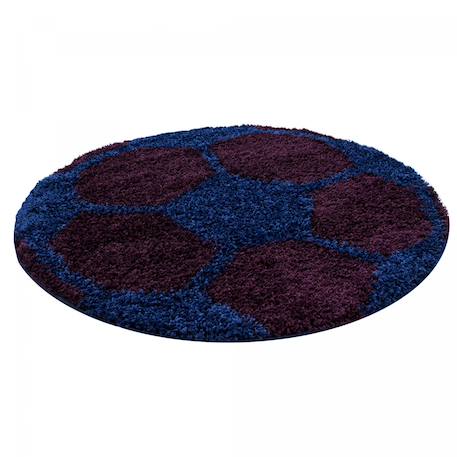 Tapis enfant tissé shaggy foot Autre+Bleu+Jaune+Noir+Rouge+Vert 8 - vertbaudet enfant 
