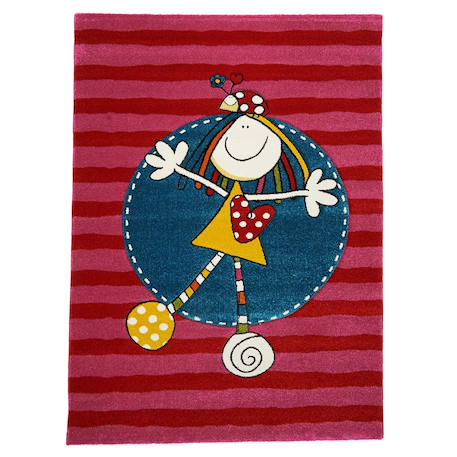 Tapis enfant tissé lyn8 nelma Rose 2 - vertbaudet enfant 