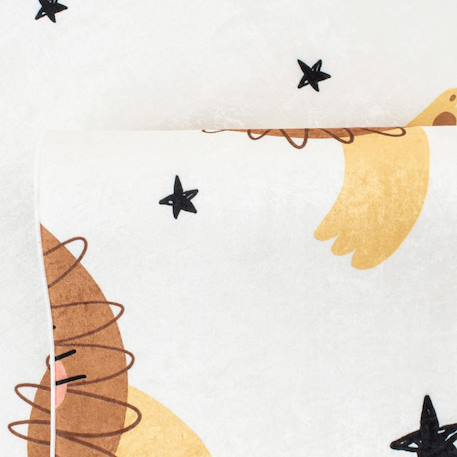 Tapis enfant tissé motif animaux celesta 2 Beige 4 - vertbaudet enfant 