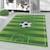 Tapis enfant  motif sport foot Vert 1 - vertbaudet enfant 