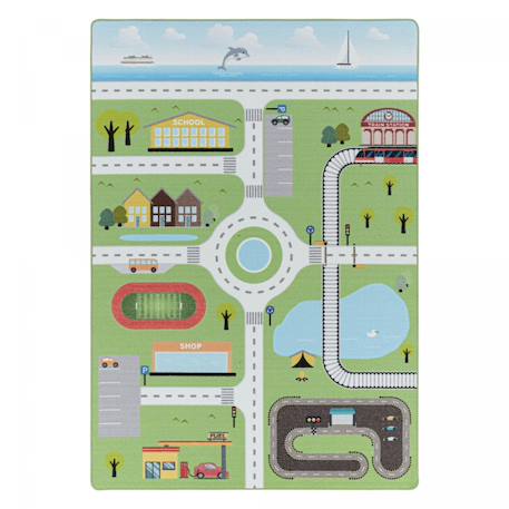 Tapis enfant  cirplay Gris+Vert 8 - vertbaudet enfant 