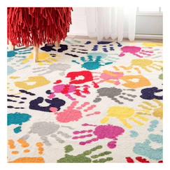 Linge de maison et décoration-Décoration-Tapis-Tapis enfant tissé lyn6 handi