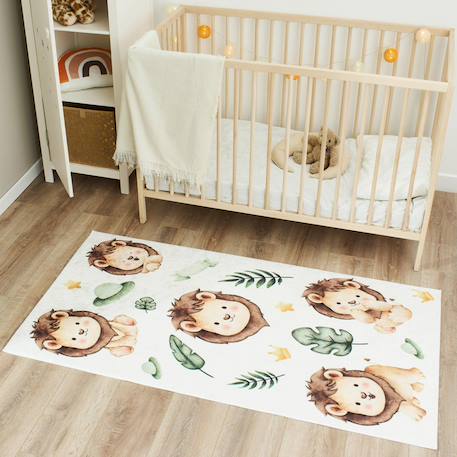 Tapis enfant tissé motif animaux celesta 1 Beige 6 - vertbaudet enfant 