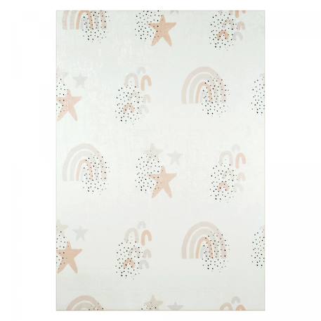 Tapis enfant tissé arcenciel Crème 2 - vertbaudet enfant 