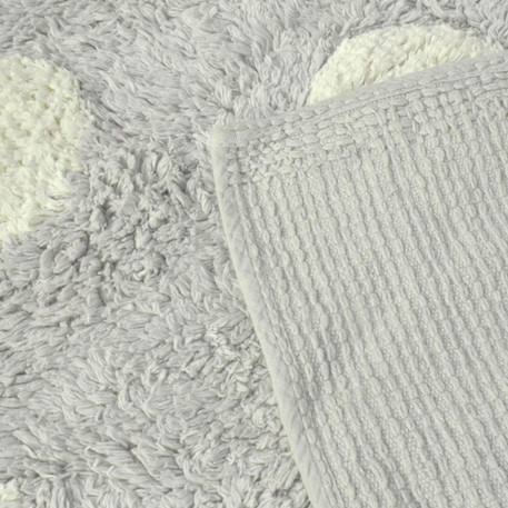 Tapis enfant fait main en coton coronda Blanc+Gris 11 - vertbaudet enfant 