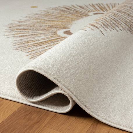 Tapis enfant tissé motif animaux sweetlion Ecru 5 - vertbaudet enfant 