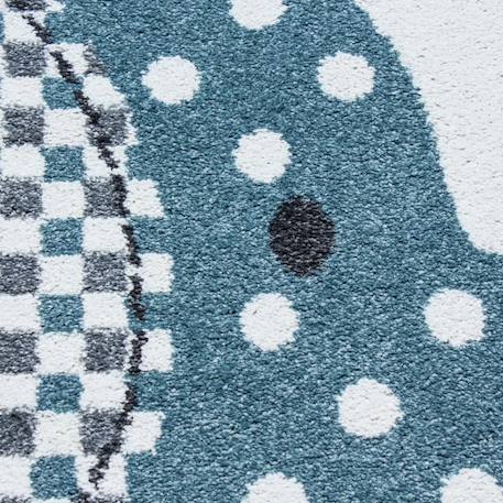 Tapis enfant tissé motif animaux kid rain Bleu 3 - vertbaudet enfant 