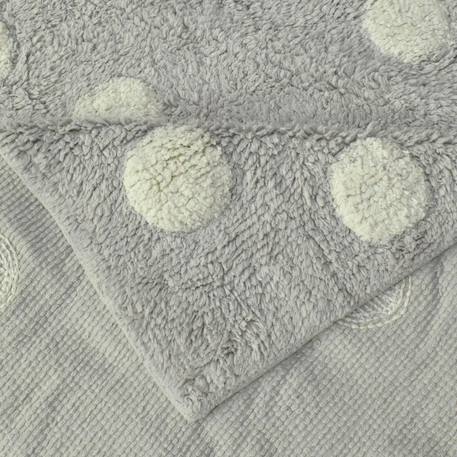 Tapis enfant fait main en coton coronda Blanc+Gris 10 - vertbaudet enfant 