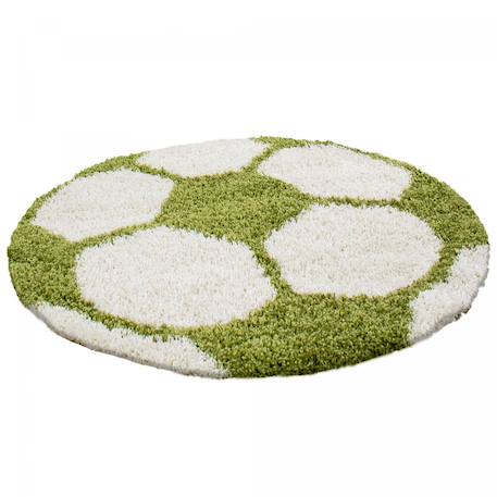 Tapis enfant tissé shaggy foot Autre+Bleu+Jaune+Noir+Rouge+Vert 32 - vertbaudet enfant 