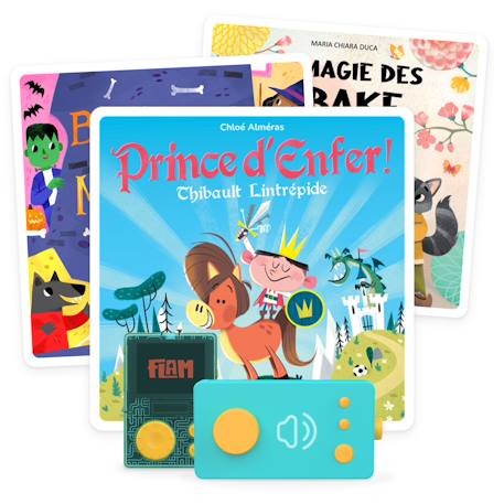 Pack 3 livres audio interactifs pour enfant dès 3 ans - 36 histoires à composer, 4h10 d'écoute MULTICOLORE 1 - vertbaudet enfant 