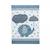 Tapis enfant tissé motif animaux kid rain Bleu 2 - vertbaudet enfant 