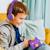 Casque audio - compatible avec Ma Fabrique à Histoires - pour enfants dès 3 ans Bleu+Violet 11 - vertbaudet enfant 