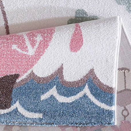 Tapis enfant tissé piratoji Crème 3 - vertbaudet enfant 