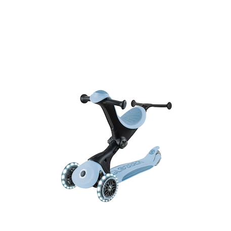 Trottinette évolutive go-up deluxe lights 360 essential Bleu ciel+Rose berry+Vert pistache 5 - vertbaudet enfant 