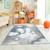 Tapis enfant tissé kid sky Bleu 1 - vertbaudet enfant 