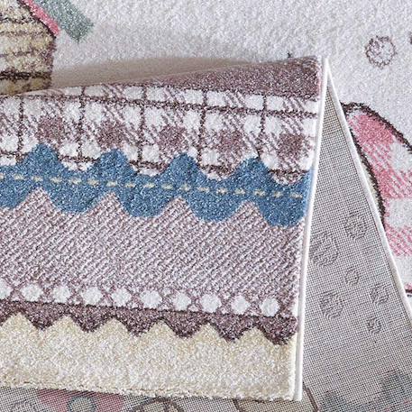 Tapis enfant tissé dogra Crème 3 - vertbaudet enfant 