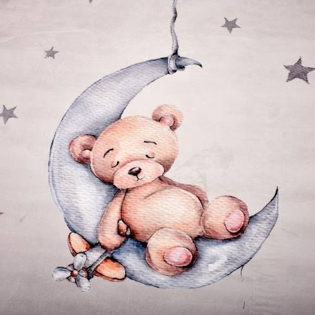 Tapis enfant bear très doux Gris 3 - vertbaudet enfant 