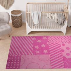 Linge de maison et décoration-Décoration-Tapis enfant fait main statripe