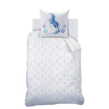 Parure de lit imprimée 100% coton, disney home frozen 2 element Blanc/bleu 3 - vertbaudet enfant 
