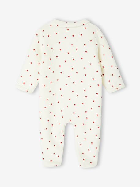 Lot de 3 pyjamas bébé fille 'c½urs' en velours bleu nuit 5 - vertbaudet enfant 