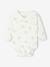 Lot de 2 bodies bébé ouverture naissance manches longues beige+rose+vert d'eau 17 - vertbaudet enfant 