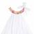 Robe cérémonie   col liberty    alizee Blanc rose floral 4 - vertbaudet enfant 