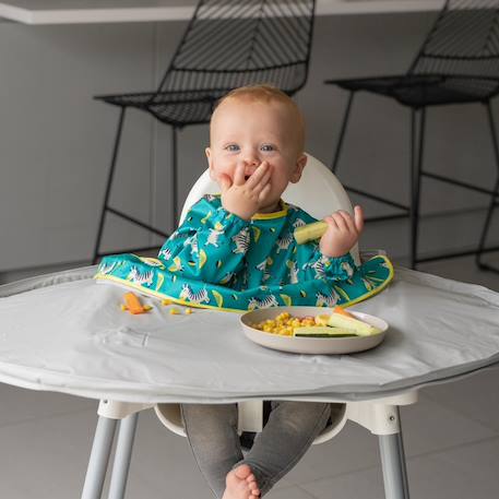 Bavoir pour kit tidy tot  zèbre Vert 3 - vertbaudet enfant 