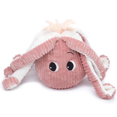 Peluche filou la pieuvre maman et bébé les ptipotos rose Rose, blanc 4 - vertbaudet enfant 