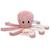 Peluche filou la pieuvre maman et bébé les ptipotos rose Rose, blanc 3 - vertbaudet enfant 