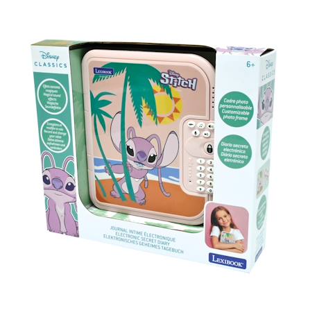 Journal intime électronique avec coffre-fort Angel - carnet inclus, interactif, effets sonores MULTICOLORE 4 - vertbaudet enfant 