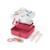 Boite à sandwich et goûter 850ml snacky Bleu dino+Bleu infinity+Bleu wolf+Cannelle fox+Rose birds+Rose blush+Vert forest+Vert raccoon 27 - vertbaudet enfant 