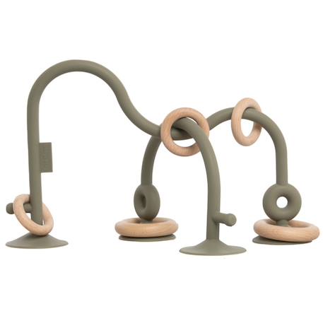 Labyrinthe à perles en silicone urban green Beige+Rose+Vert 6 - vertbaudet enfant 